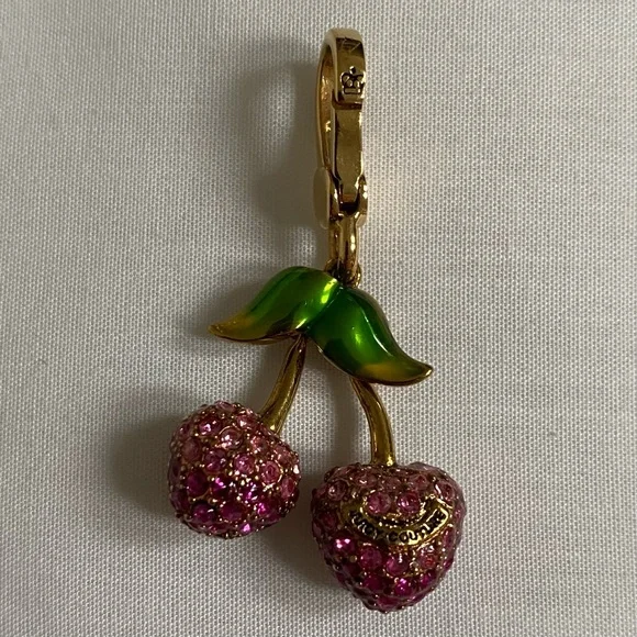 Juicy Couture Pave Cherries Charm - Picture 2 of 6